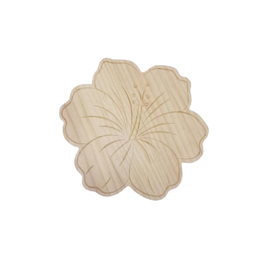 Hibiscus DIY Wood Plant Stand Décor by Make Market®